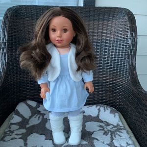 2001 Geoffrey Doll Wearing All American Girl Clothing and Boots